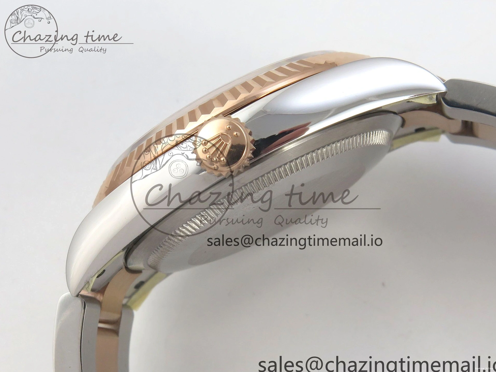 0415 DateJust 36 SS RG ARF 1:1 Best Edition 904L Steel White Stick Dial on Oyster Bracelet SH FashionForward 84